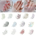 thumbnail image 2 of Milue 100Pcs Flatback Nail Rhinestones Mini Diamond Nail Charms 3D Crystal Gems, 2 of 21