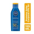 thumbnail image 1 of Protector solar corporal NIVEA Protect & Moisture resistente al agua FPS 50 125 ml, 1 of 4