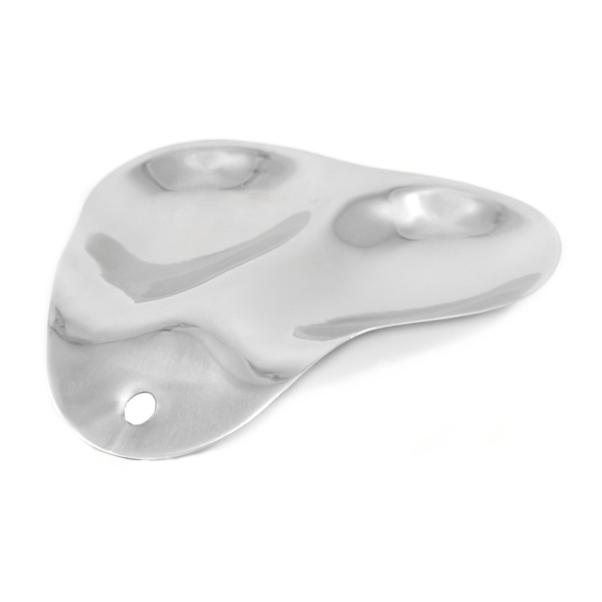 RSVP Endurance Mirror Finish 18/8 Stainless Steel Double Spoon Rest .
