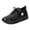 Black, variant on IAJDKMEK Lace-Up Board Shoes for Women - Spring Tie Thick Sole Slip On Shoes Women Casual Soft Leather Walking Shoes Women Easy Street Daily,Black 140