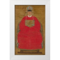 dynasty, China Ming 21x32 White Modern Wood Framed Museum Art Print Titled - Madam Han Neefang