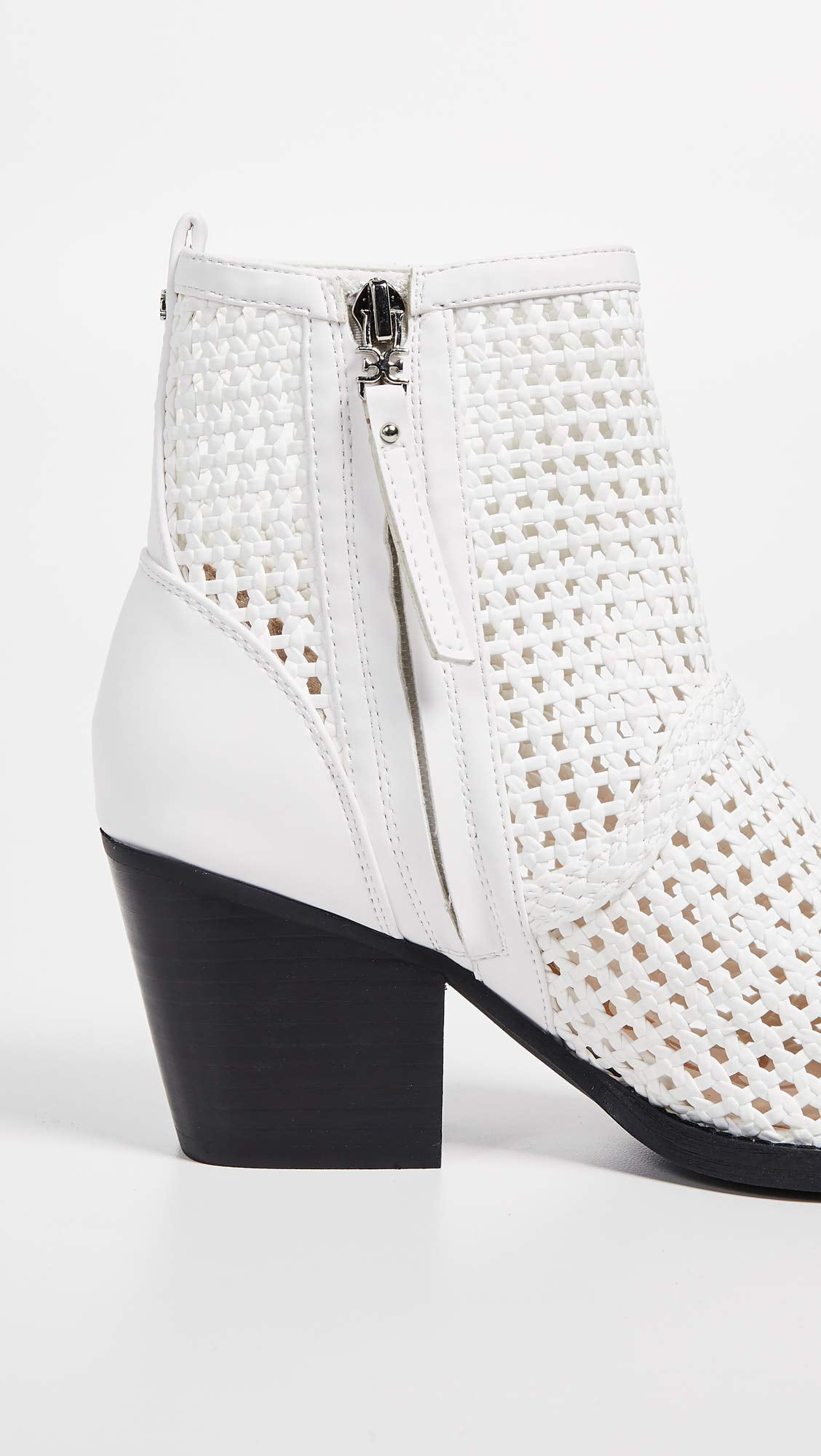 elita woven cap toe bootie