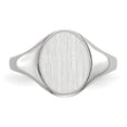 thumbnail image 4 of Bague Chevalière en Or Blanc 14K, 4 of 5