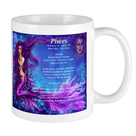 

CafePress - Goddess Pisces Mug - Ceramic Coffee Tea Novelty Mug Cup 11 oz