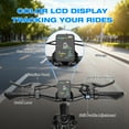 thumbnail image 4 of 1200W Adult Electric Mountain Bike, 48V 10A Removable Battery-65 Miles, 26" Professional Shock Absorbing Tires,30MPH Off-Road Motorcycle,7 Speed Ebike,UL2849,Free lock, 4 of 12