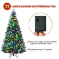 thumbnail image 5 of Gymax 9FT Pre-Lit Christmas Tree Hinged Artificial Tree w/ Metal Stand LED Lights, 5 of 7