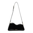 thumbnail image 1 of Women Bag PU Leather Underarm Bag Trendy Handbag Trendy Armpit Bag Shopping Dating Bag Solid Color Shoulder Bag brown, 1 of 4