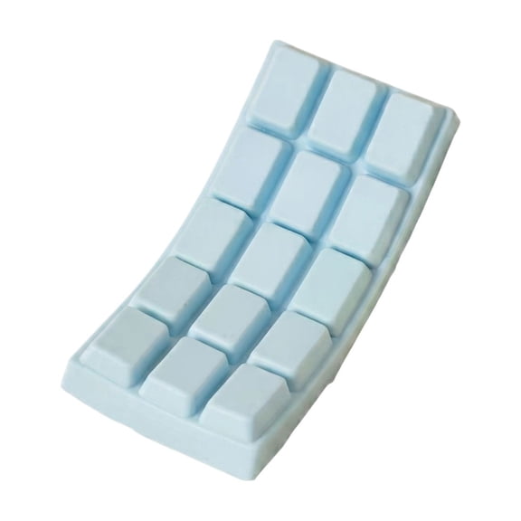 Knisume Stress Relief Squishy Chocolate Toy - Soft Slow Rising Sensory Fidget Squeeze with Realistic Design, Anxiety Relief Fun Desk Toy for Adults Kids Party Favors,Blue