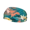 thumbnail image 2 of Uemuo Hawaiian Style Printed Sports Headbands for Men Women,Moisture Wicking Workout Headband, Sweatband Headbands,Non-slip Workout Gym Yoga Headband, 2 of 9