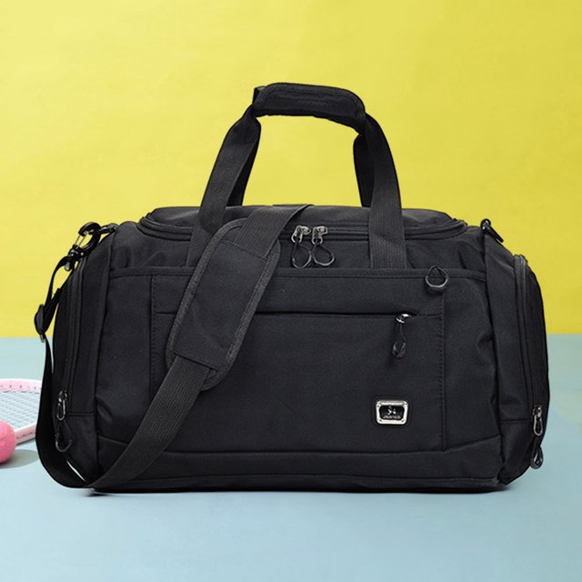 Bolsa De Ejercicios Oxford Fitness Bag Bolsas de gimnasio portátiles de gran capacidad para hombres y mujeres (negro) Sywqhk Para Estrenar