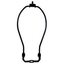Urbanest 7.5" Heavy Duty Harp Fitter For Lamp Shades with Saddle, Black Nickel
