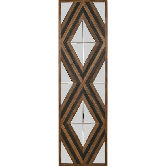 AFD Contemporary Aspen Double Diamond Multi Tone 72 Inch Mirror