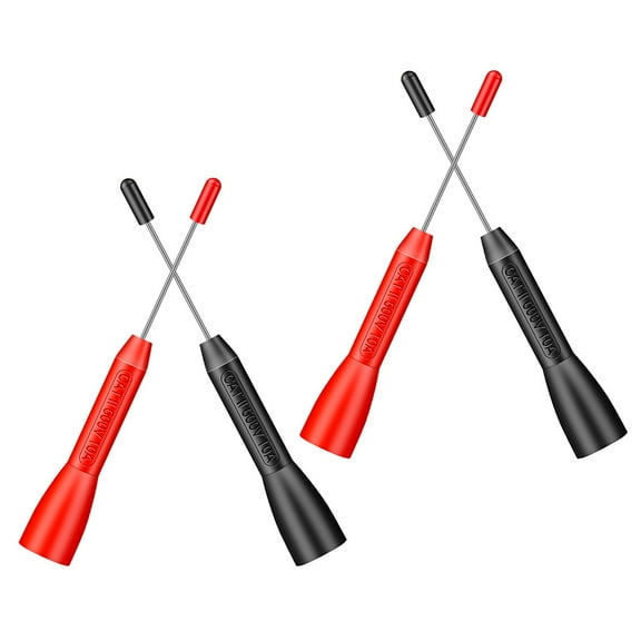 2 Pairs Multimeter Detection Probe for Automotive Repair Made of Stainless Steel and Brass
