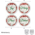thumbnail image 2 of y Red Ribbon Salad Plates, Set Of 4, 2 of 5