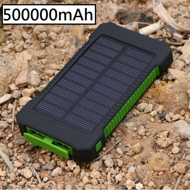 mah Dual Usb Portable Solar Battery Charger Solar Power Bank For Phone Usa Walmart Com Walmart Com