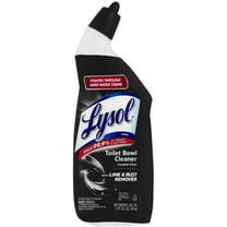 Lysol Toilet Bowl Cleaner with Lime and Rust Remover, 24 oz Pack of 3