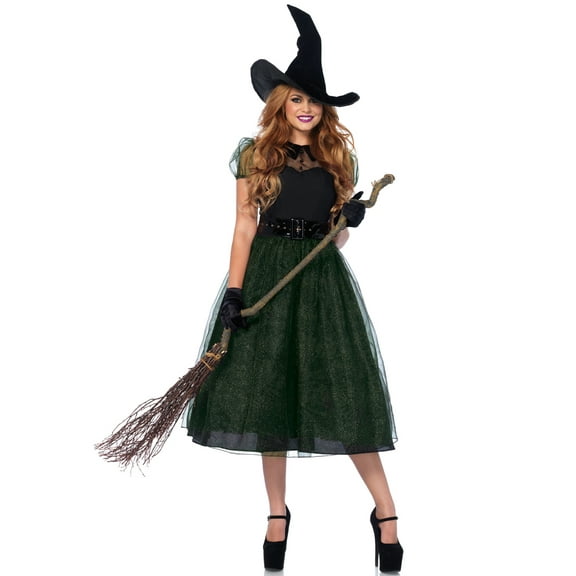 Leg Avenue Women's Classic Darling Spellcaster Witch Costume