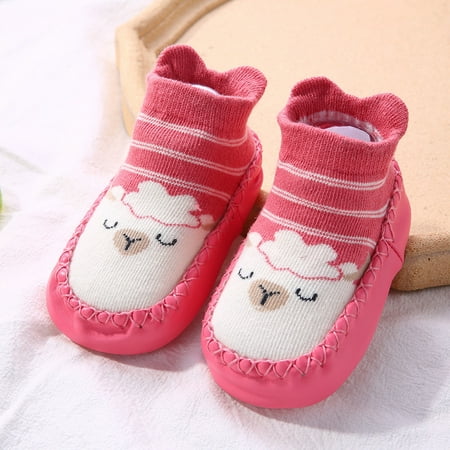

Ameiqe Baby Socks Shoes Infant Toddler Boys Girls Low Top Soft Sole Casual Pre Walker Shoes(Red 14cm)
