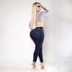 thumbnail image 5 of Jeans Mujer Tiro Alto Super Skinny Stretch Azul Oscuro, 5 of 7