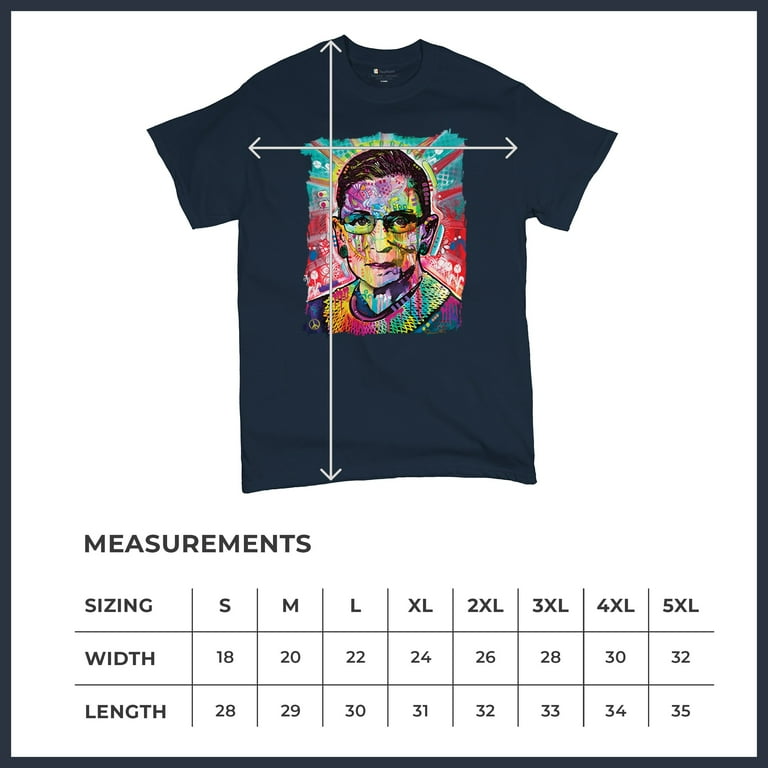 Tee Hunt Dean Russo Ruth Bader Ginsburg T Shirt Pop Culture Icon