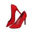 thumbnail image 4 of New Women Breckelles Liane-02 Faux Suede Pointy Toe Stiletto Pump, 4 of 5