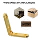 thumbnail image 4 of 10 bisagras de 90 grados para caja de madera, regalo, vino, joyero, cofre, bisagra, 4 of 7