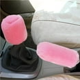 thumbnail image 4 of Plush Car Hand Brake Cover Set Auto Car Handbrake Handbrake Cover Cover Sleeve Gear Set, 4 of 9