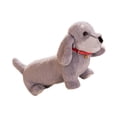 thumbnail image 4 of Muñeco de peluche suave para perro, juguete decorativo de peluche para perro, juguete de peluche tierno y acurrucable, animal de peluche de cachorro Gris, 4 of 8