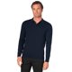 thumbnail image 1 of Brook Taverner - Polo Casper de Punto de Manga Larga para Hombre (Marino) Brook Taverner UTPC5220_navy, 1 of 2