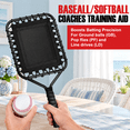 Fly Drive Mlb Black Baseball Fungo Racket with Adjustable Bag and Winding Tape for ...