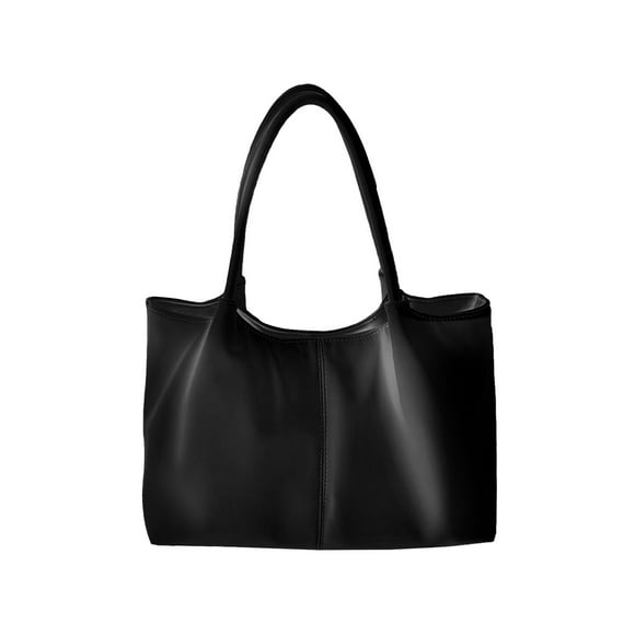 FYBTO Women Handbag with Double Straps Large Capacity Single Shoulder Top Handle Bag for Daily Office Shopping Black Free Size-090701