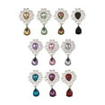 thumbnail image 1 of 10 Unids Colgante DIY Soledad Rhinestone Tear Drop Charms para Pulsera Decoración, 1 of 10
