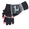 thumbnail image 2 of Luxalzxs Christmas Thick Knit Gloves for Women Winter Deer Knitted Warm Gloves Touchscreen Texting Gloves, 2 of 4