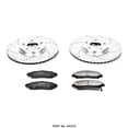 thumbnail image 1 of Power Stop K5370 Brake Kit 1-Click Brake Kit Carbon Fiber Ceramic Brake Pads; 12.99 Inch Silver Zinc Plated Cross-Drilled And Slotted Rotor; With Rotor/ Brake Pad/ Hardware, 1 of 3