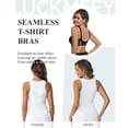 thumbnail image 4 of LUCKMEEY Wireless Mesh Bras for Women Seamless Full Coverage Push up Bra Plus Size, 4 of 6