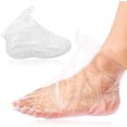 thumbnail image 2 of 100 Uds. Calcetines desechables de plástico para pedicura, cera de parafina, calcetines para baño de pies, transparentes, 2 of 4