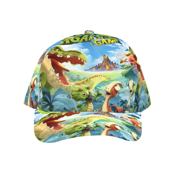Gigantosaurus Gorra de Béisbol para Hombres, Mujeres y Niños, Gorra Clásica de Visera Plana, Gorra Hip Hop Trucker, Snapback Ajustable