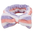 thumbnail image 3 of Women Cute Bowknot Make Up Hairband Soft Flannel Bath Spa Hairwrap Hair Towel #3, 3 of 6