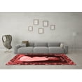 thumbnail image 3 of Ahgly Company Indoor Square Persian Red Traditional Area Rugs, 4' Square, 3 of 4