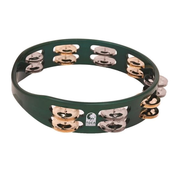 10 in. Colorsound Tambourine, Green