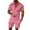 Pink, variant on Mens Shorts Set Two Piece Set Casual Polo Shirts & Shorts Summer Clothes for Men Beach Shorts Vacation Outfit