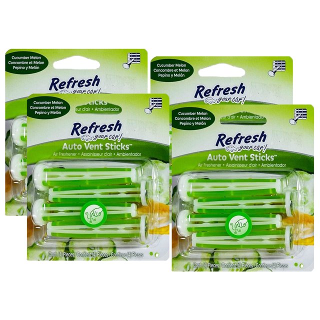 Refresh Your Car! Car Air Fresheners Vent Sticks, Odor Eliminator for