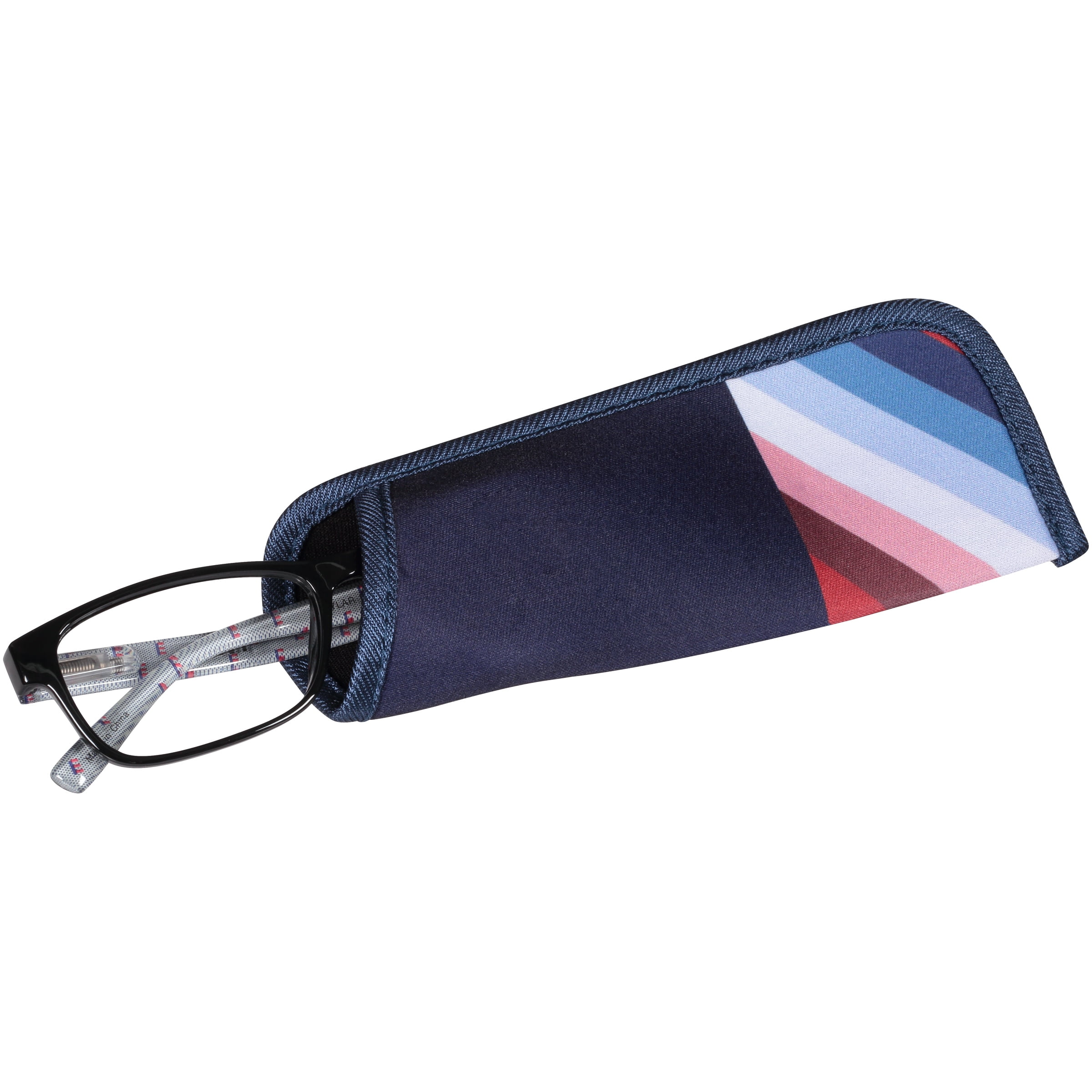 EV1 Skylar Black +2.50 Reading Glasses with Case