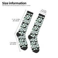 thumbnail image 2 of Xecao Panda And Eucalyptus Print Compression Socks for Both Men And Women for Running, Travel, Flight, Nurse, 2 of 6