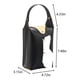 thumbnail image 3 of Porta pañuelos de cuero para coche | Dispensador de servilletas de pared para coche, camión, hogar y oficina | Organizador rectangular impermeable en negro, beige, rosa y gris, 3 of 7