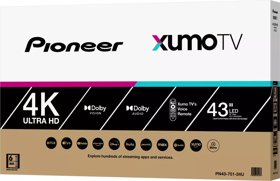 43" Class LED 4K UHD Smart Xumo TV