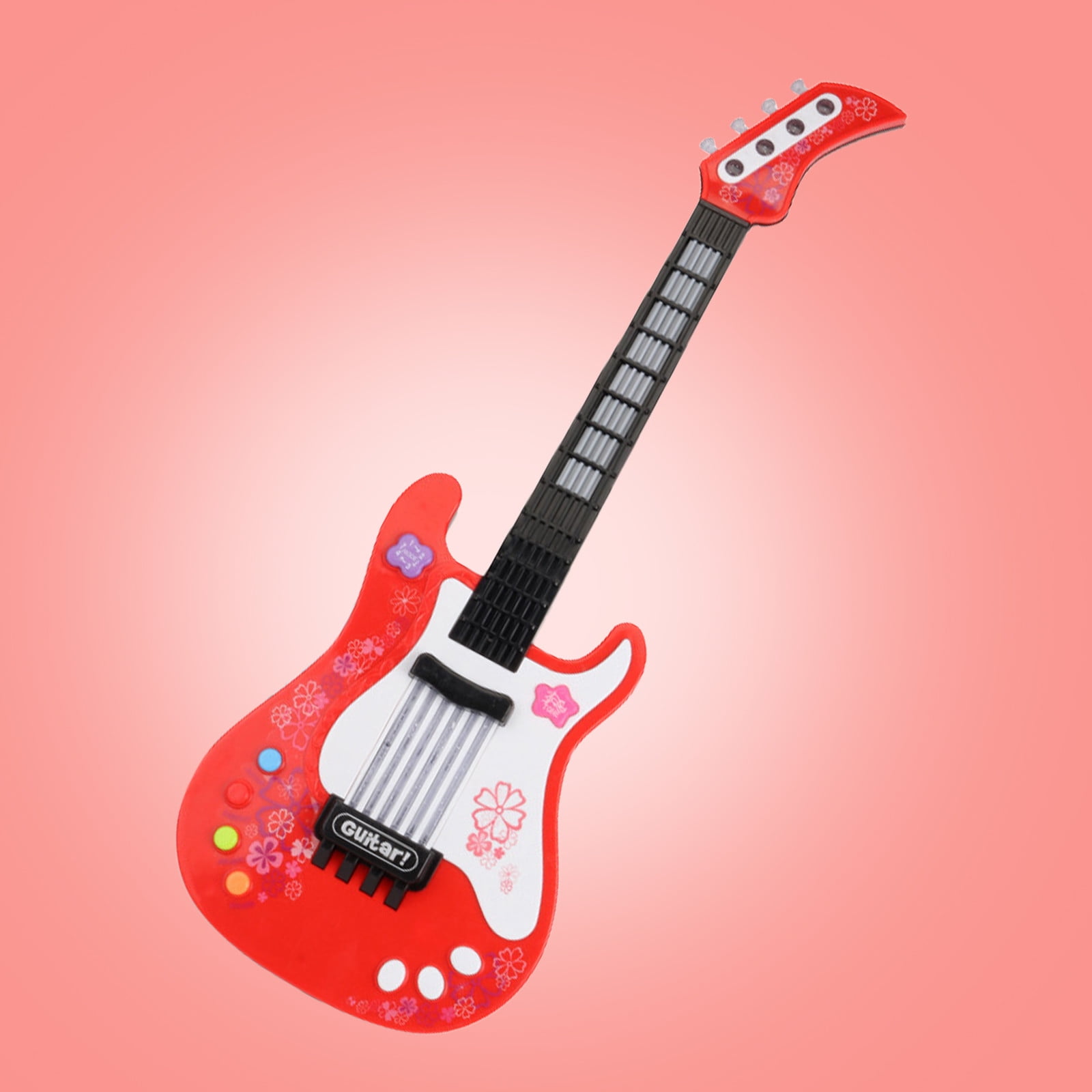 Mortilo Toddler Kids Guitar With Light Music Electric Guitar For
