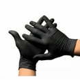 thumbnail image 3 of LifeGuard Black Nitrile 4 mil Medical/Industrial Gloves - Latex Free & Powder Free - 100/BX - 10BX/CS - Case of 1000 Gloves, 3 of 9