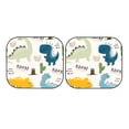 thumbnail image 7 of Haiem Childish Dinosaur Car Windshield Sun Shade (2 Pieces) Foldable Windshield Sun Shade Car Accessories for Truck SUV Pickup-Small, 7 of 7