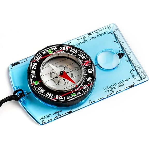 Orienteering Compass Hiking Backpacking Compass | Advanced Scout Compass Camping Navigation - Boy Scout Compass for Kids | Professional Field Compass for Map Reading - Best  Survival Gifts